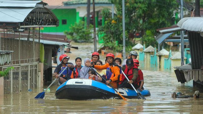 kota medan terendam banjir