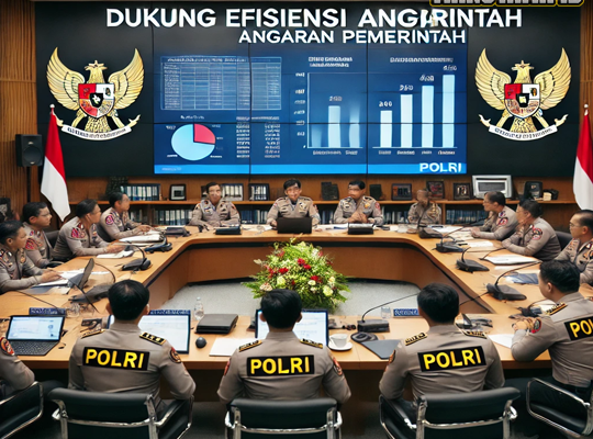 Polri Mendukung Kebijakan Efisiensi