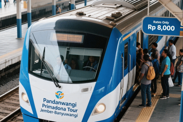 KA Pandanwangi Primadona Wisata Jember-Banyuwangi, Tarif Cuma Rp 8.000 KA Pandanwangi Primadona Wisata Jember-Banyuwangi, Tarif Cuma Rp 8.000