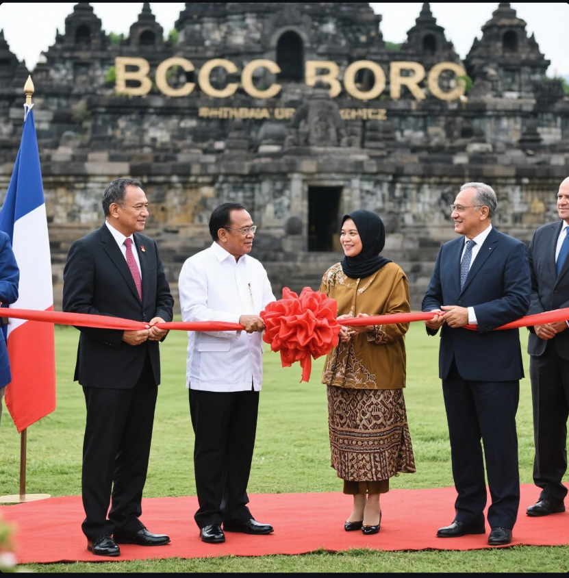 Fadli Zon Resmikan BCC Borobudur di Magelang Bersama Menbud Prancis