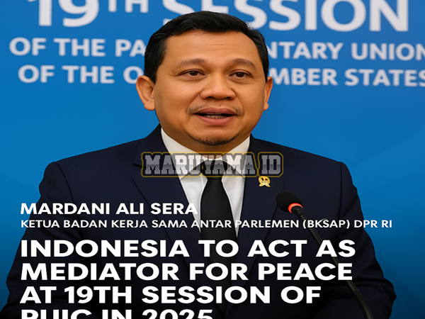 Parlemen Indonesia Mediator Perdamaian