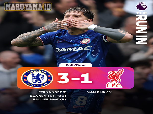Hasil Chelsea Vs Liverpool