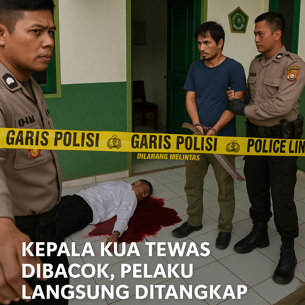 Kepala KUA di Sulteng Tewas Dibacok, Pelaku Langsung Ditangkap