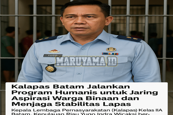Kalapas Sapa Warga Binaan Agar Jaga Kondusivitas Lapas Batam Kalapas Sapa Warga Binaan