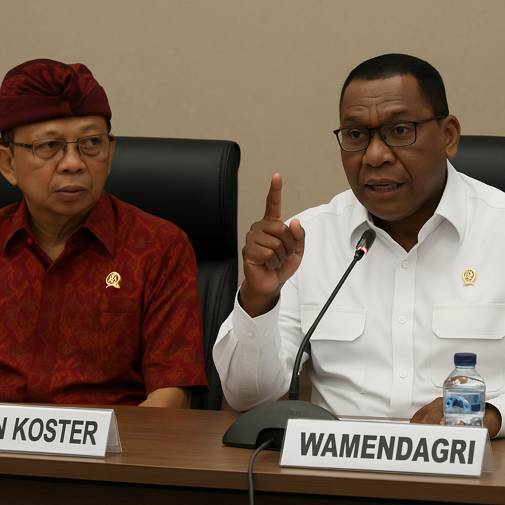 Koster Minta Insentif Infrastruktur, Wamendagri Sebut Perlu Kriteria Jelas