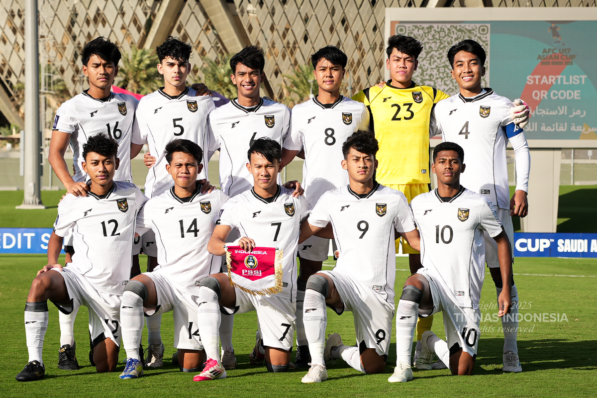 Hasil Timnas U17 Indonesia Vs Tajikistan Masih Sama Kuat di Babak I
